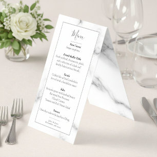 Emulações de efeito mármore - menu recepção de cas