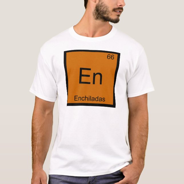 En - Camiseta de Enchiladas com Símbolo de Element (Frente)