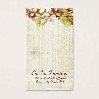 En La Lumiere Earring Card setembro de 2012