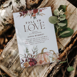 'Enamorarse' Florações de Outono Convite de Chá de