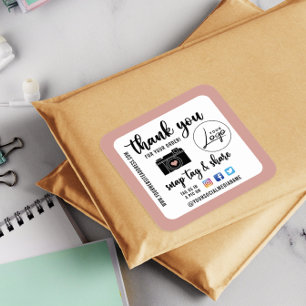 Encaixe a etiqueta e partilhe a ordem das mídias s