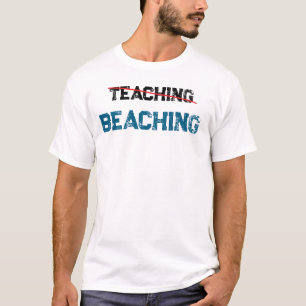 Encalhando Não Ensino Camiseta Divertida de Profes