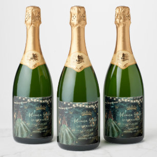 Encantada Floresta Emerald Green Vestida Quinceañe