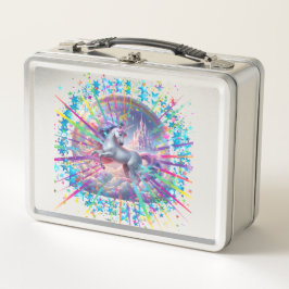 Encantado Castelo de Unicorn Lunchbox - Nuvem Arco