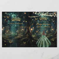 Encantado Forest Emerald Green Quinceanera
