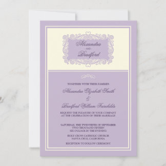 Encantador Convite para Casamento de Quadros do Co