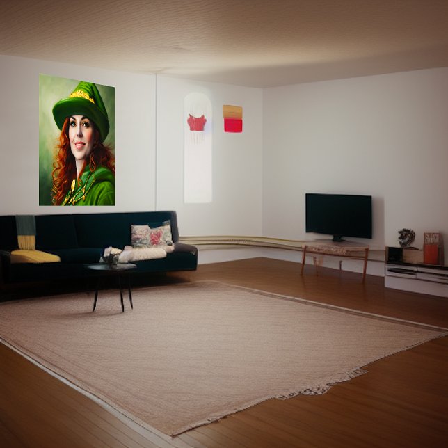 Encantadora de cabelos vermelhos | AI Art Poster (Criador carregado)