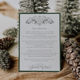 Encantando a Carta Verde do Pai Natal