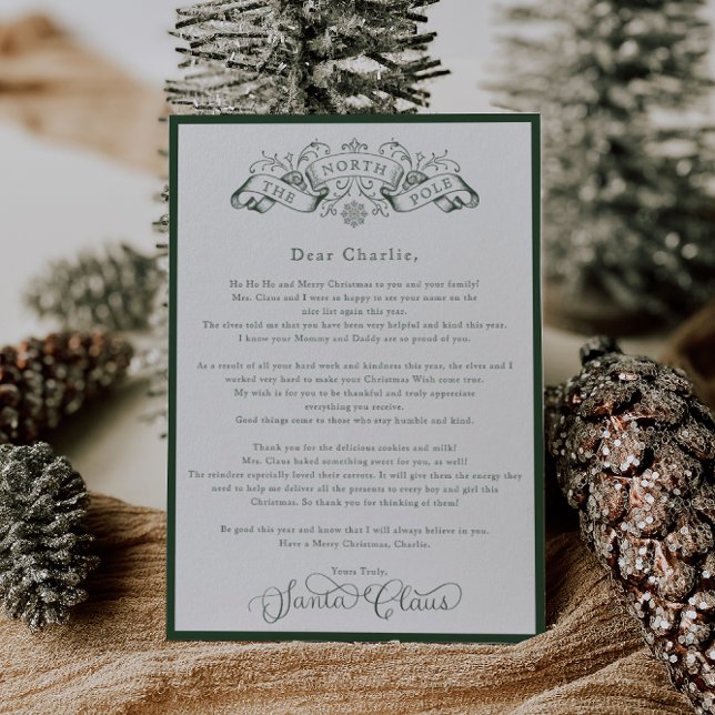 Encantando a Carta Verde do Pai Natal (Criador carregado)