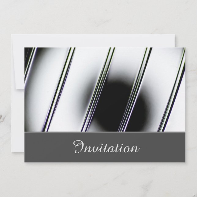 Encantando Cartão de Convite com Cromo (Frente)