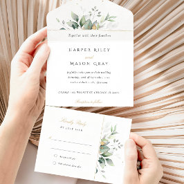 Encantando Casamento Eucalyptus All-in-One
