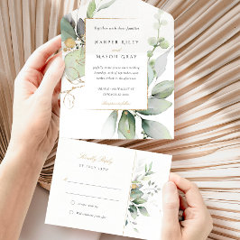 Encantando Casamento Eucalyptus All-in-One