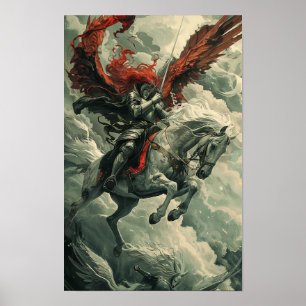 Encantando Dragon Rider Fantasy Poster
