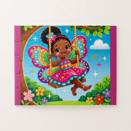 ENCANTANDO "FAIRY on a SWING" QUEBRA-CABEÇA JIGSAW