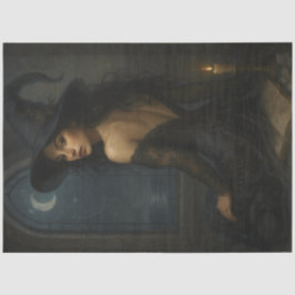 Encantando Papel de Decoupage Gótico de Bruxa à Lu