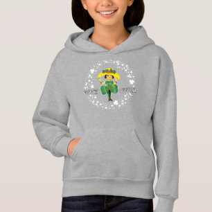Encanto afortunado. O Hoodie dos miúdos do dia de