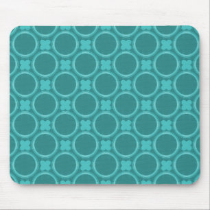 Encanto subtil Mousepad de turquesa