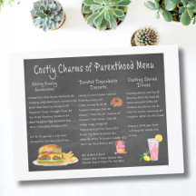 Encantos Caros do Menu da Paternidade
