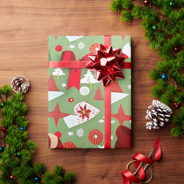Encapsulamento de Presente de Papel de Encapsulame (Presente de Natal)