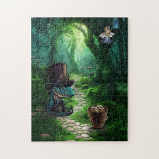Enchanter Forest Fairy Dragon Quebra-cabeça