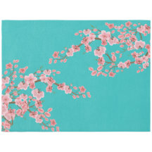 Enchanting Cherry Blossom Garden Area Rug