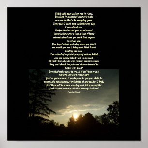 Enchido com a dor e a ninguém ao poster da culpa