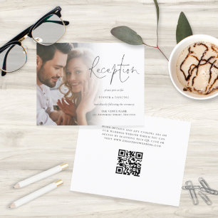 Encl de Recepção de casamento de Código QR de F