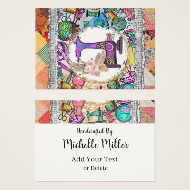 Enclausura de Presente de Costura e Colcha (Frente & Verso)