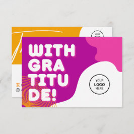 Encomenda Obrigado Por Nos Escolher Um Cartão Colo