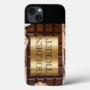 Encontrado o tíquete do ouro com o bar de chocolat