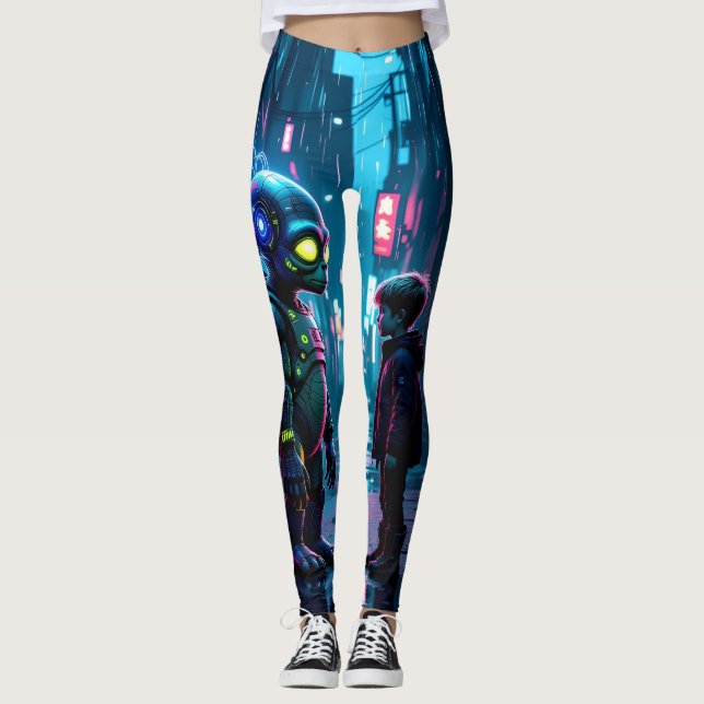 Encontramo-nos de novo com leggings de Alienígena  (Frente)
