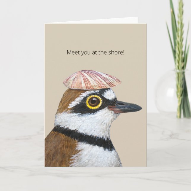 Encontramo-nos no cartão da praia (Frente)