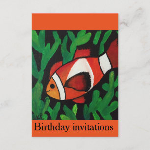 Encontrar convites de aniversário do Nemo para cr