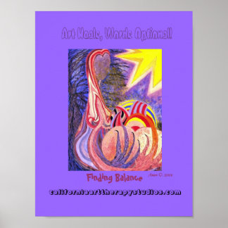 Encontrar equilíbrio - poster