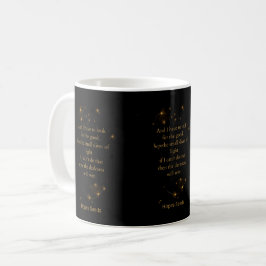 Encontre a Luz – Caneca de Café com Citação de Esp