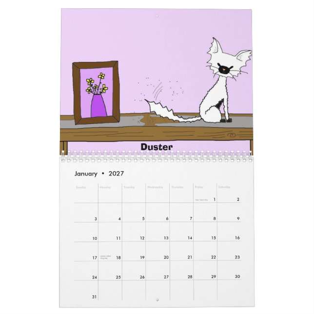 Encontre Mews o calendário 2012 (Jan 2027)