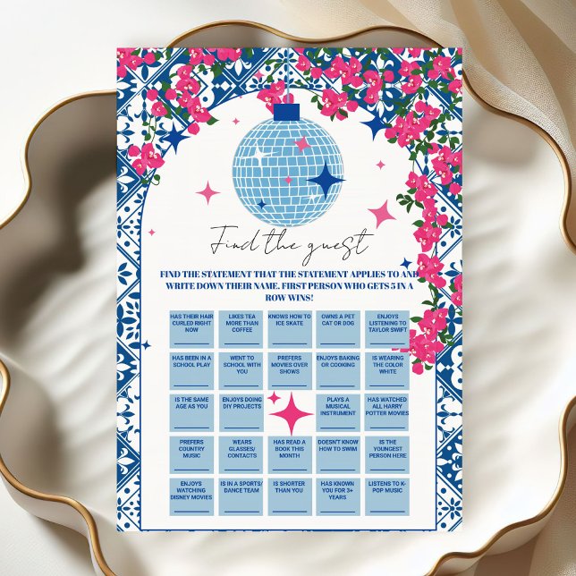 Encontre o cartão de bingo de aniversário da Mamma (Criador carregado)