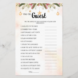 Encontre o Cartão de Chá de panela de Natal Convid