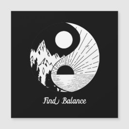 Encontre o saldo Zen Yin Yang Black White