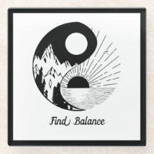 Encontre o saldo Zen Yin Yang Black White
