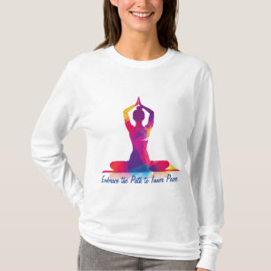 Encontre sua camisa de manga longa básica de paz i