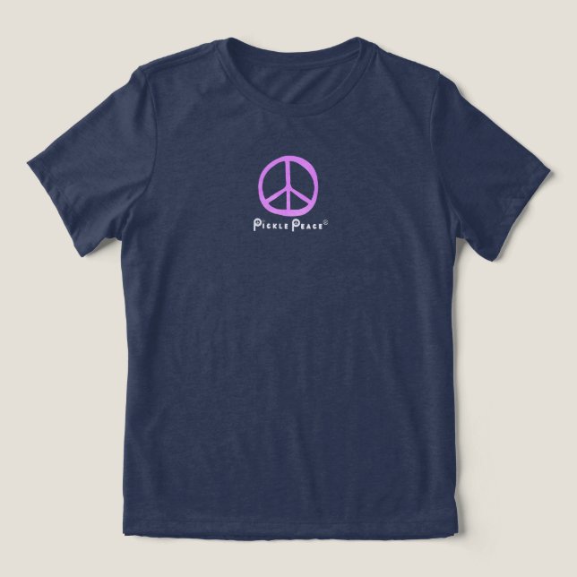 Encontre sua paz roxa (Design frontal)