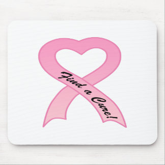 Encontre uma fita Mousepad do rosa da cura