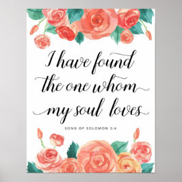 Encontrei aquele que minha alma ama o Impressão de