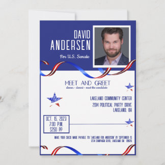 Encontro Político e Convite Saudável Com Foto