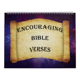 Encorajando Versos de Bíblia - Calendário Grande
