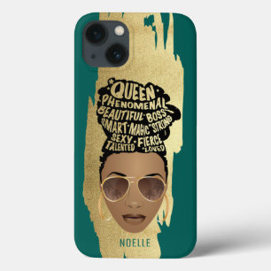 Encorajar as mulheres negras, o cabelo natural, o