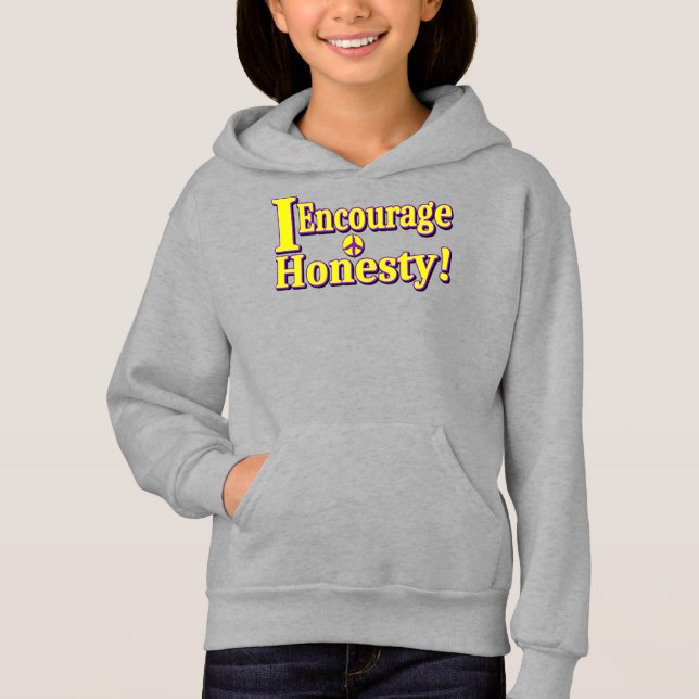 "Encorajo a honestidade!" Design bonito. Comprar A (Frente)