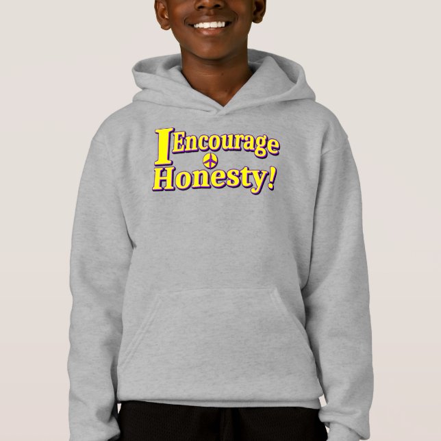 "Encorajo a honestidade!" Design bonito. Comprar A (Frente)