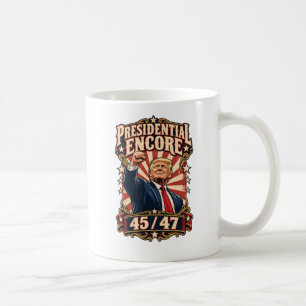 Encore Presidencial 45 47 Caneca de Café de Dois L